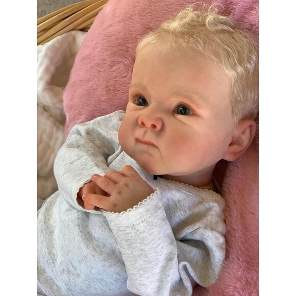 🆕 18 Inch Soft Vinyl Body Realistic Reborn Baby Boy Doll - Picture 3 of 7